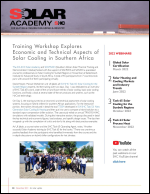 Solar Academy Update: Training Workshop Explores Economic and Technical Aspects of Solar Cooling in Southern Africa